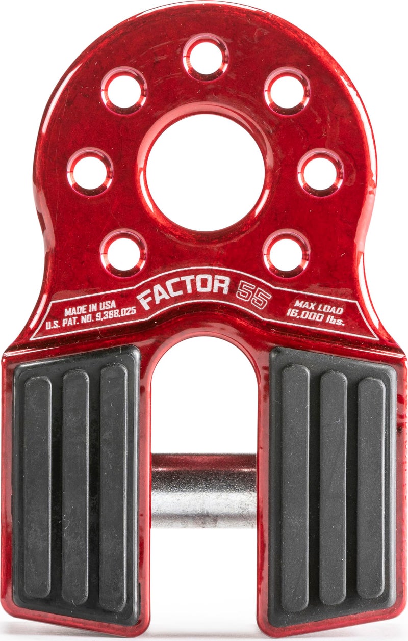 Factor 55 Flatlink Shackle Mount Winch, Designed for use Steel or Synthetic Ropes up to 6,000 lbs - Red - Image 2